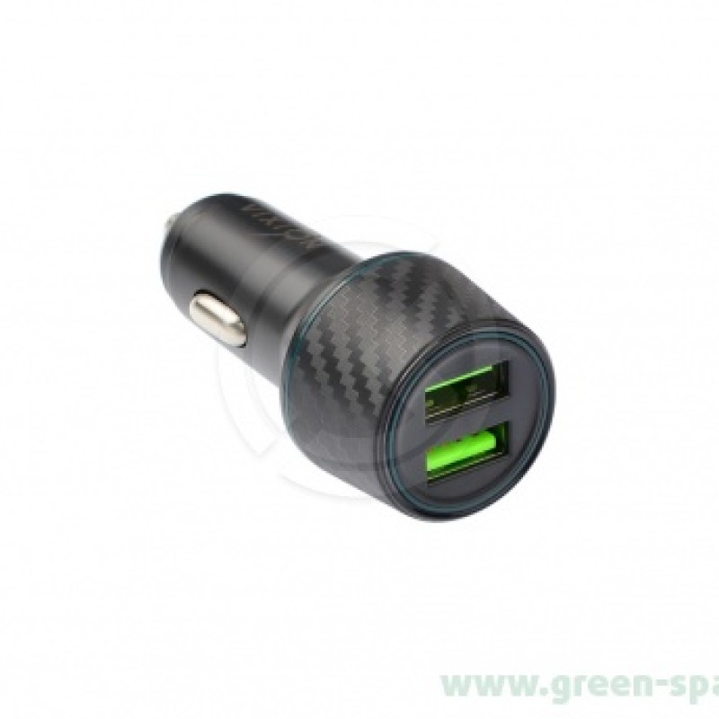 АЗУ VIXION U6 Fast Charger (2-USB/3A) 36W (черный)