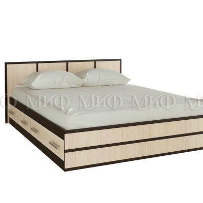 Кровать"Сакура" 140*200  (венге/белфорд)